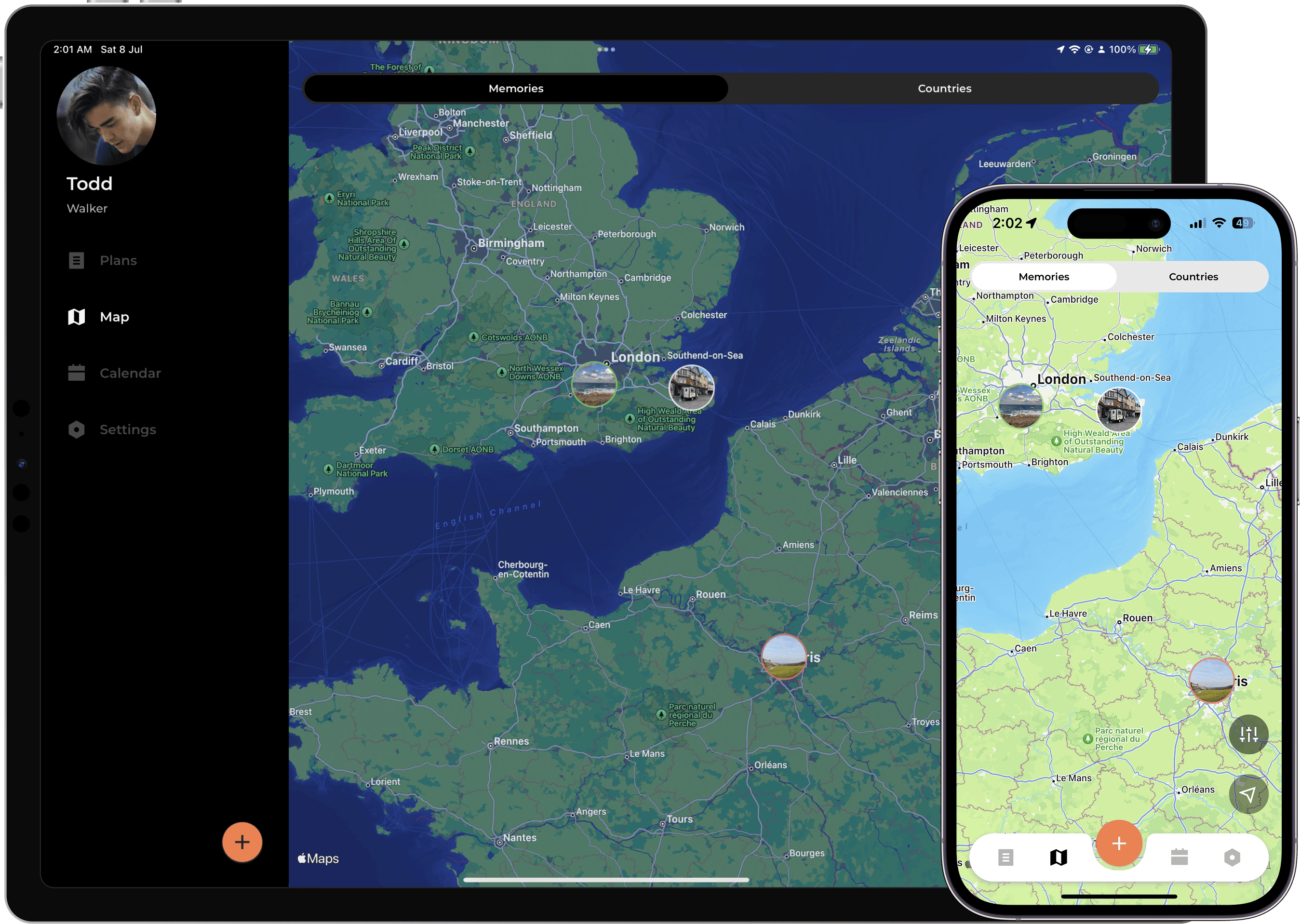 Your Travel Story on an Interactive Map